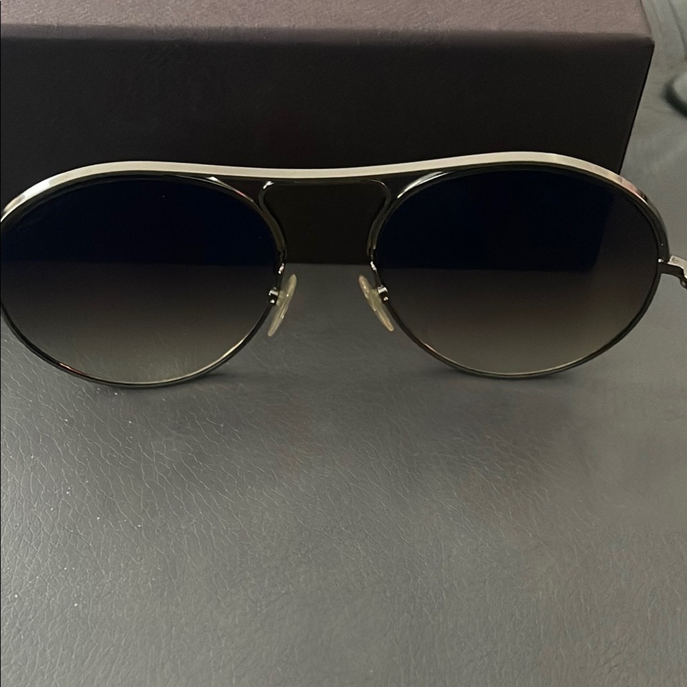 Tom Ford Black and Silver Sunglasses - Picture 2 of 4